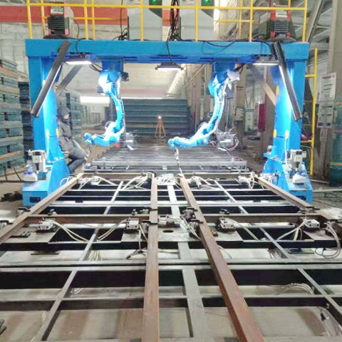 机器人焊接设备在高空机械与吊篮行业中的应用有哪些？
